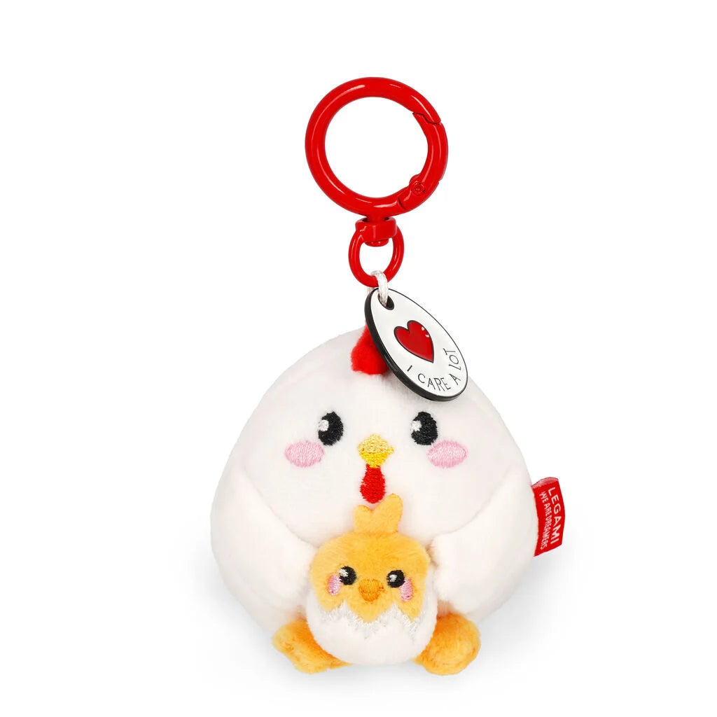 Super Soft! - Plush Key Ring - Hen - Tiny