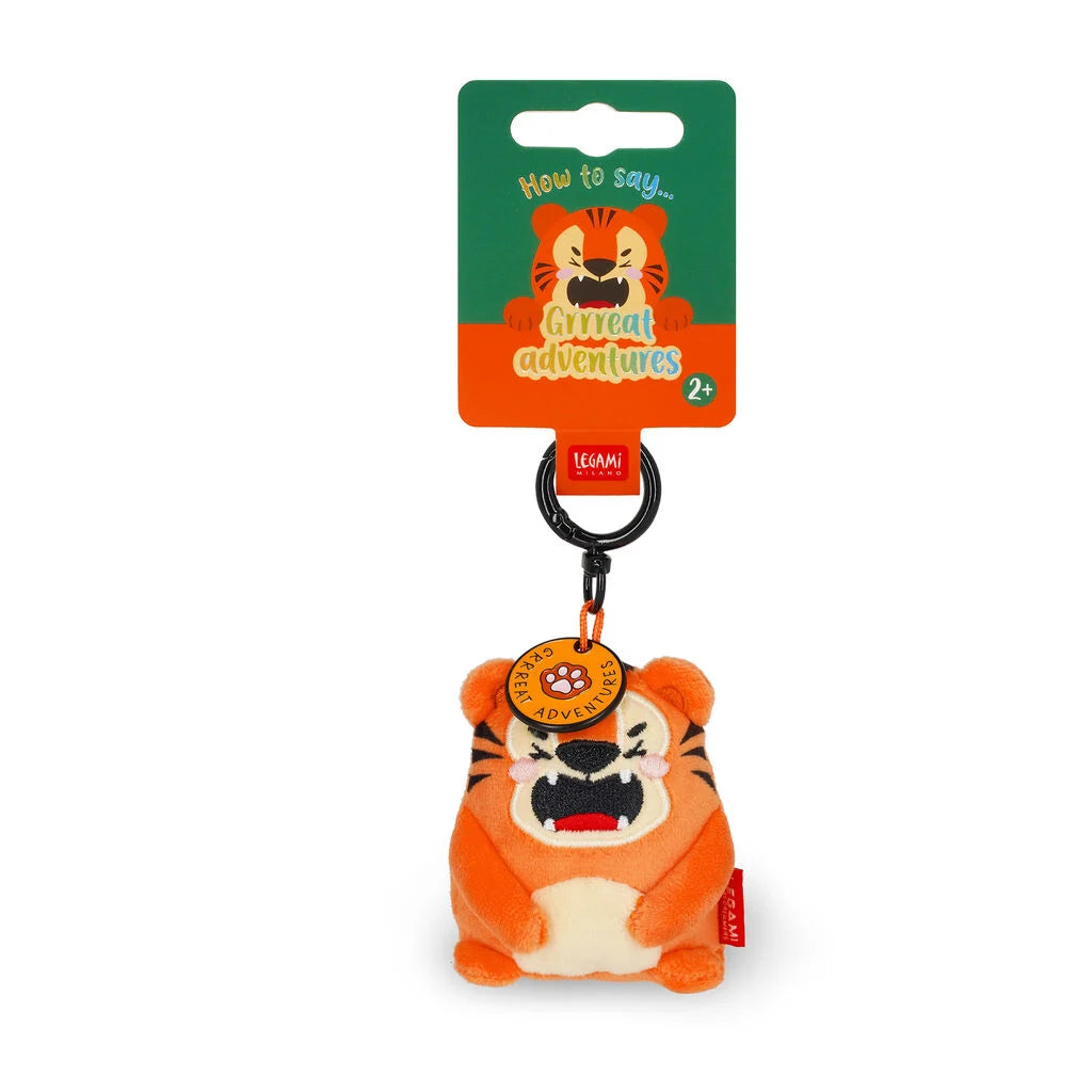 Super Soft! - Plush Key Ring - Tiger - Tiny
