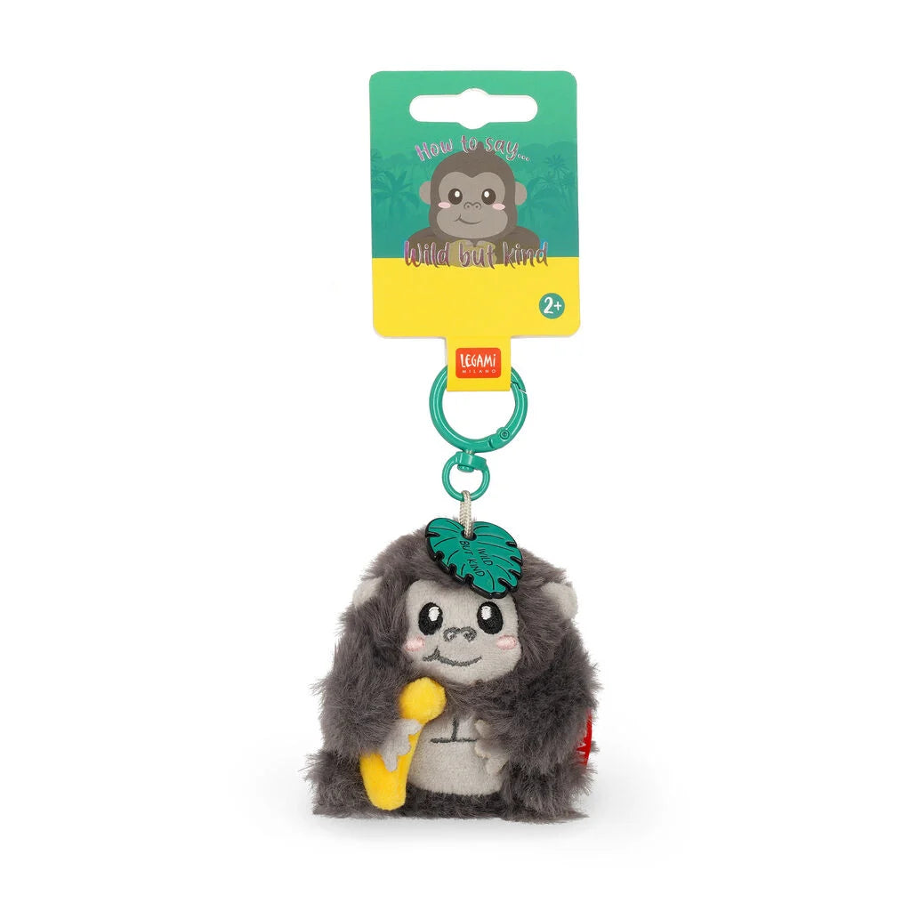 Super Soft! - Plush Key Ring - Gorilla - Tiny