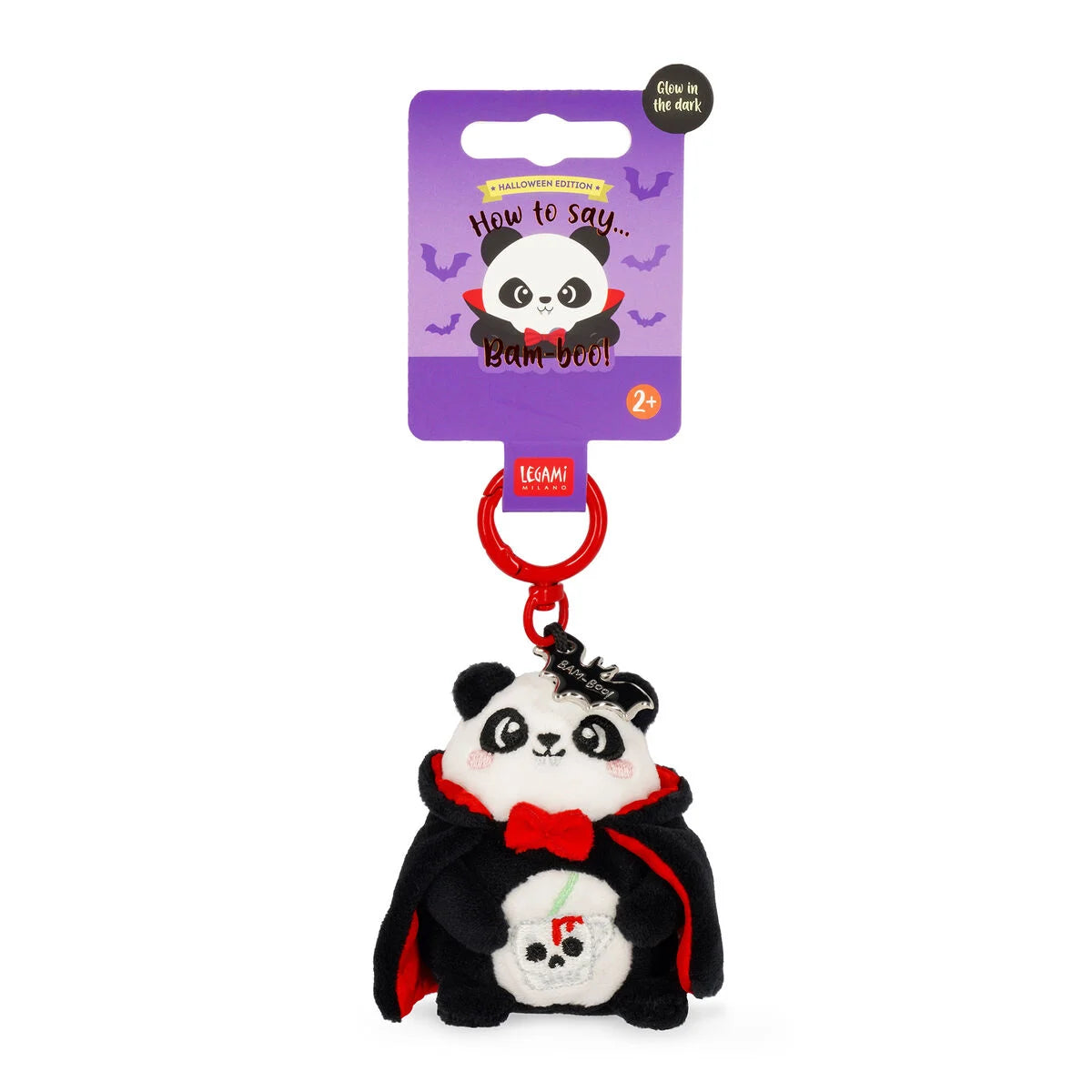 Portachiavi di Peluche Panda "Bam-Boo!" Halloween - Tiny Super Soft!