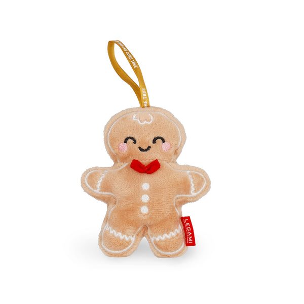 PLUSH CHRISTMAS DECORATION - HO-HO-HORNAMENTS - GINGERBREAD