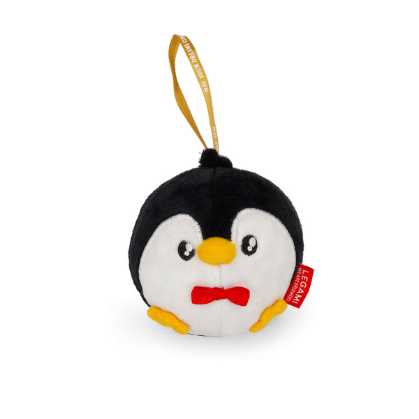 PLUSH CHRISTMAS DECORATION - HO-HO-HORNAMENTS - PENGUIN