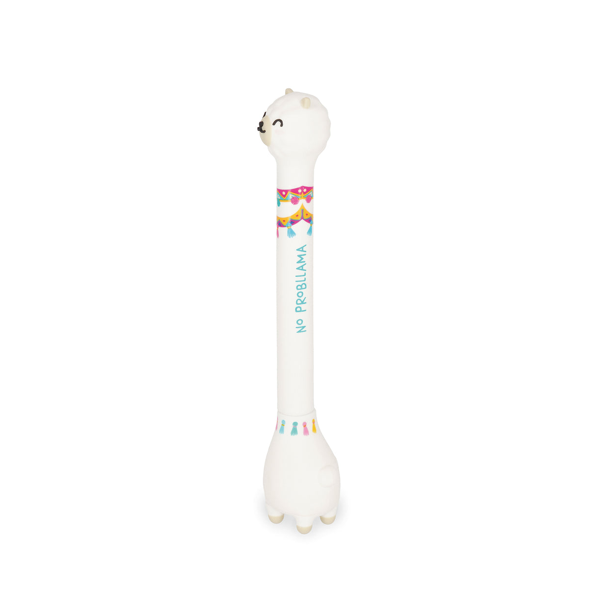 Penna a sfera con Base - LLAMA - 1 MM - SKY BLUE INK