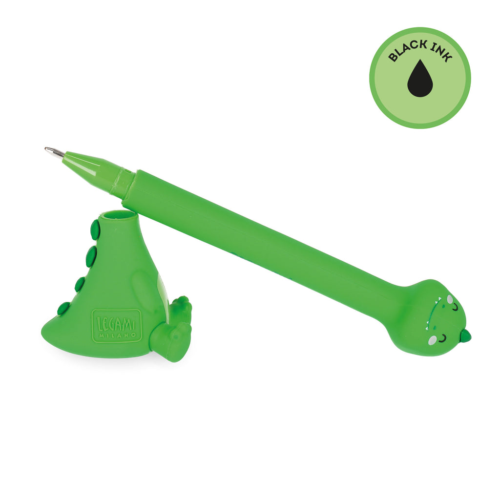Penna a sfera con Base - DINO - 1 MM - BLACK INK
