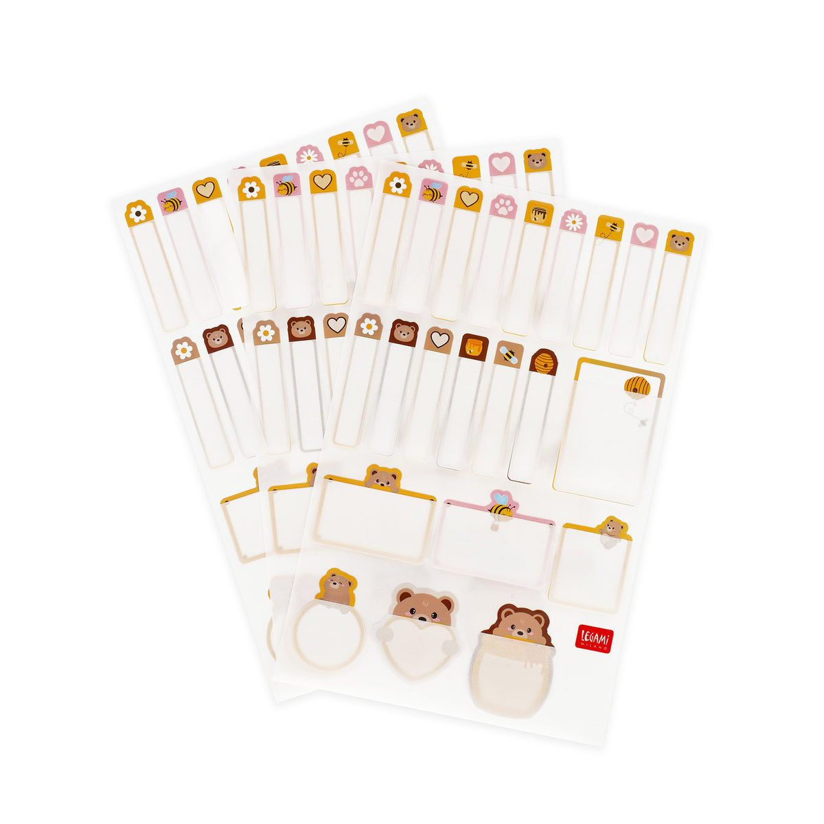 Set di 66 etichette adesive - Teddy