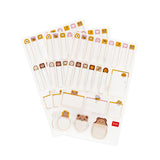 Set di 66 etichette adesive - Teddy