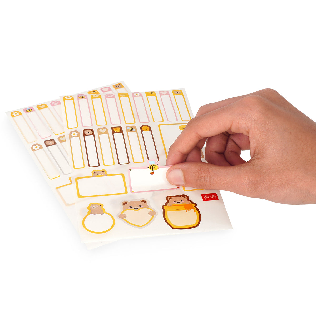 Set di 66 etichette adesive - Teddy