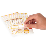 Set di 66 etichette adesive - Teddy