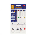 Set di 66 etichette adesive - Space