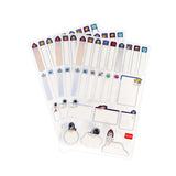 Set di 66 etichette adesive - Space