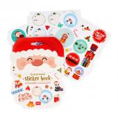 SET OF 150+ CHRISTMAS STICKERS - STICKER BOOK - SANTA CLAUS