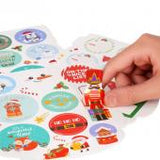 SET OF 150+ CHRISTMAS STICKERS - STICKER BOOK - SANTA CLAUS