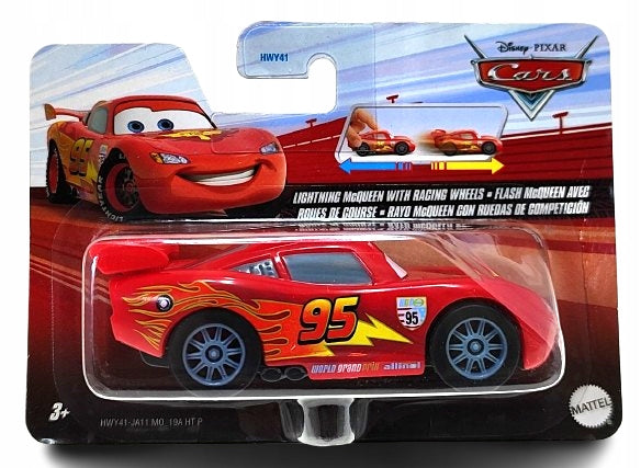 CARS a retrocarica - Saetta McQueen con ruote da corsa HWY41