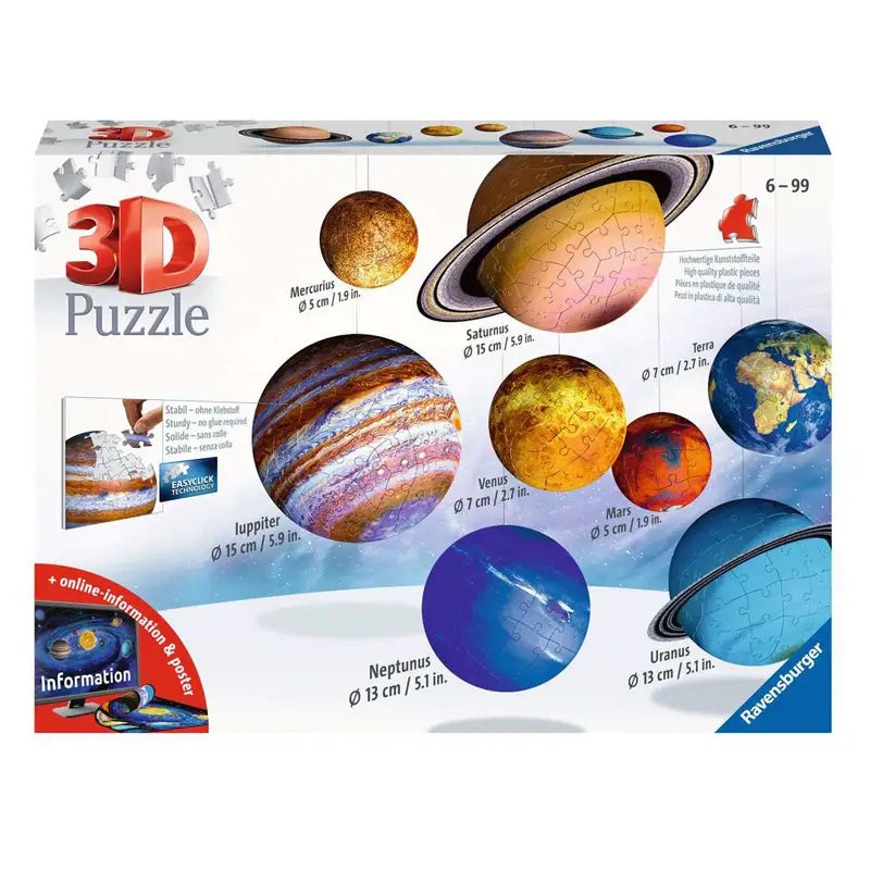 The Planetary System - 3D Puzzle
