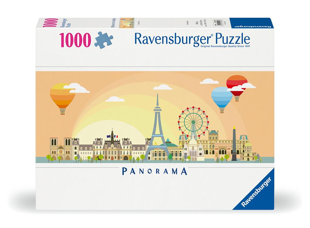 Un giorno a Parigi - Panorama 1000 pezzi