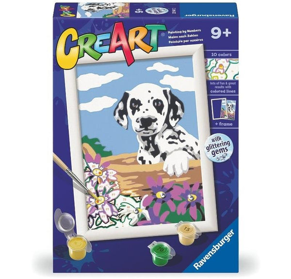 CreArt Serie E Classic - Dalmata con fiori
