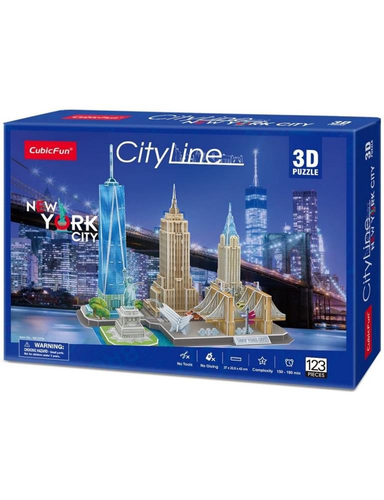 CBF City Line New York - 3D Puzzle