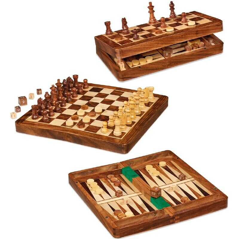 Scacchi / Dama / Backgammon Magnetico 30,5 cm