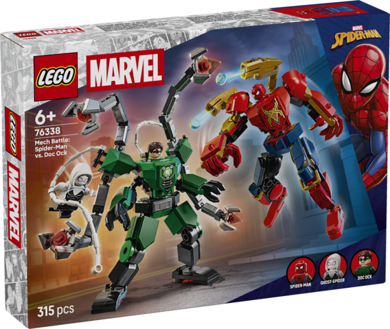 76338 Battaglia mech: Spider-Man vs. Doc Ock