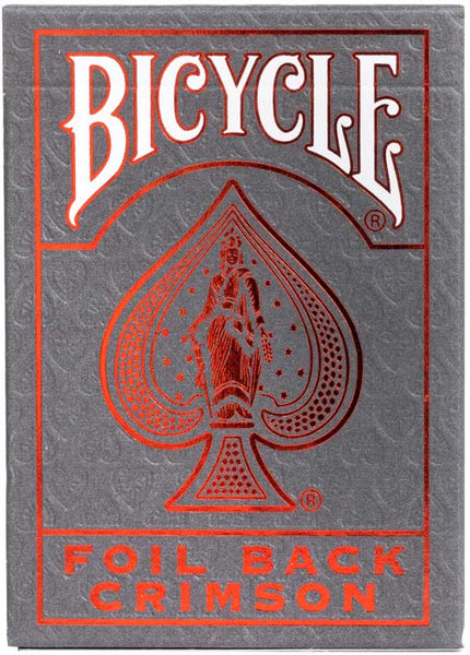 Carte Bicycle Metalluxe Crimson Red