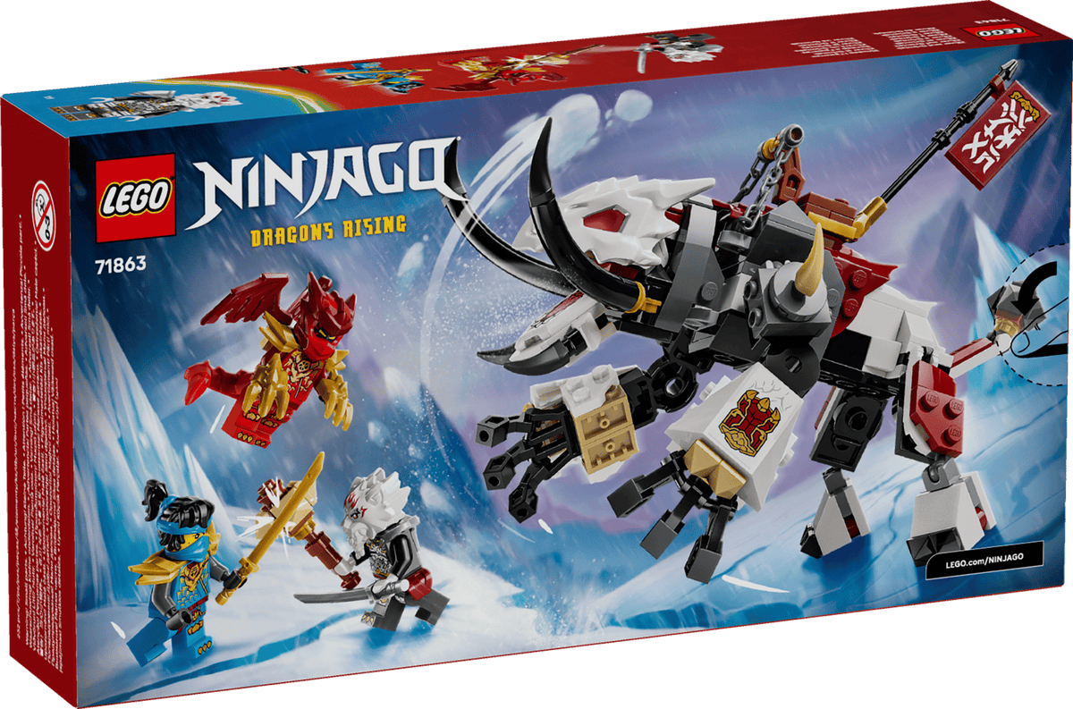71863 Zilvar e Grimtak la Bestia Drago