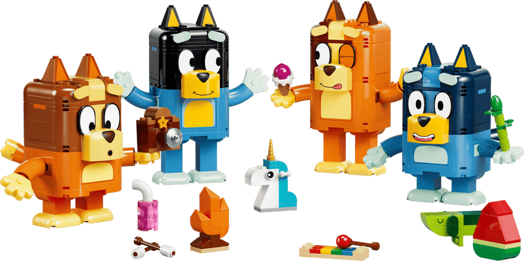 11217 Famiglia Bluey in mattoncini
