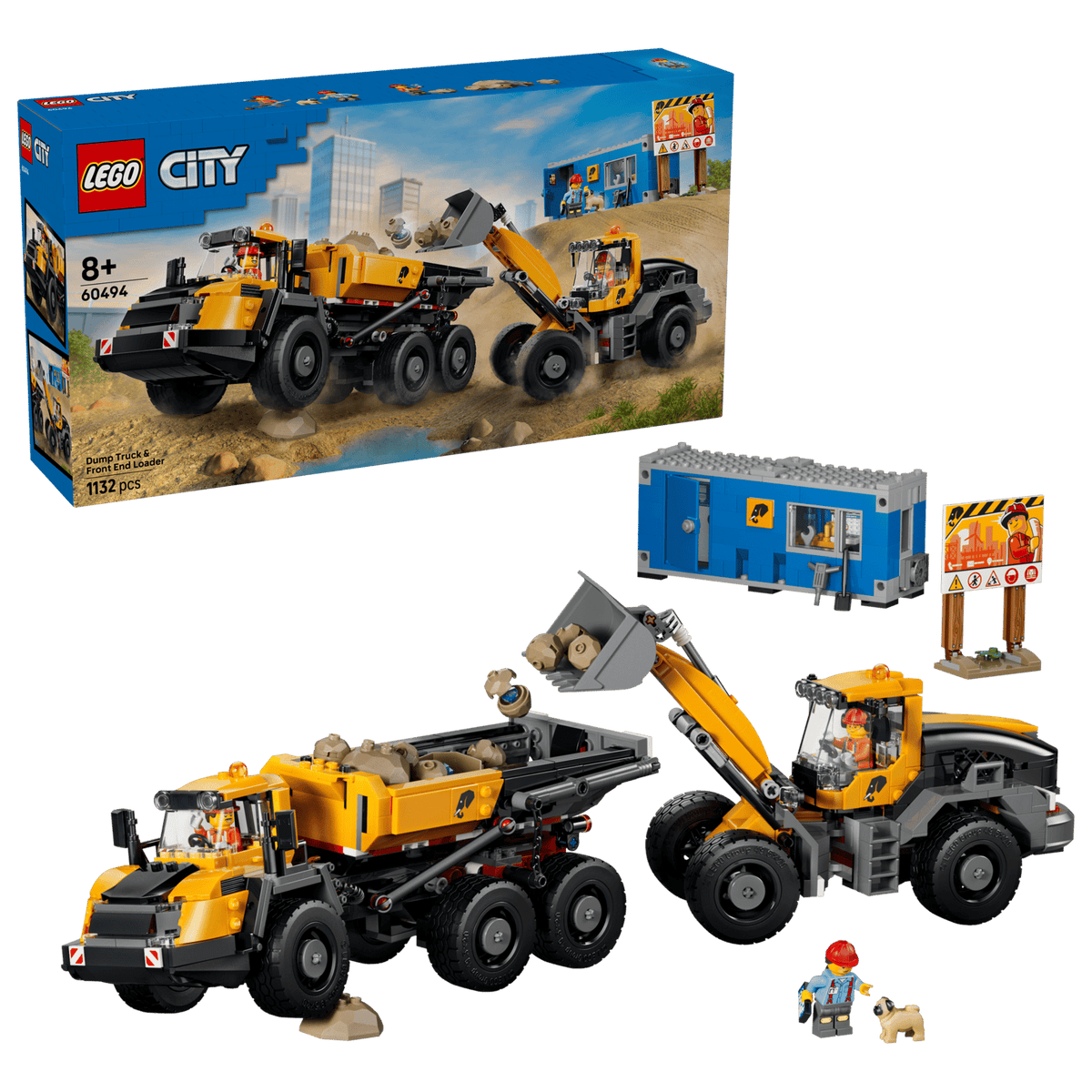 60494 Camion ribaltabile e pala meccanica