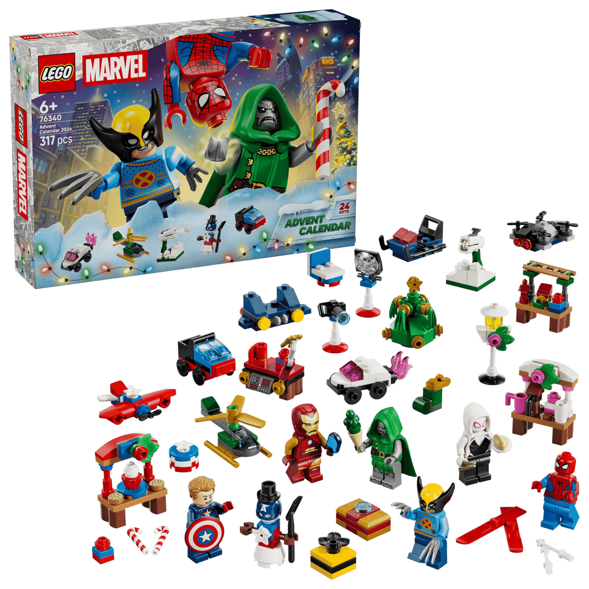 76340 Calendario dell’Avvento 2026 LEGO® Marvel