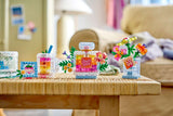 31383 Boccetta di profumo con decorazione floreale