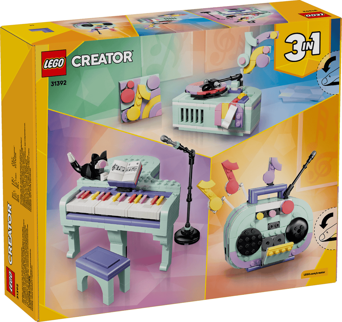 31392 Pianoforte decorativo con gatto