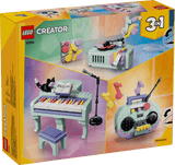 31392 Pianoforte decorativo con gatto