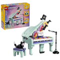 31392 Pianoforte decorativo con gatto