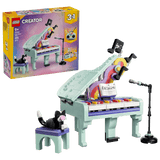 31392 Pianoforte decorativo con gatto