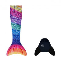 Set Coda di Sirena Rainbow - size XS - 2pcs