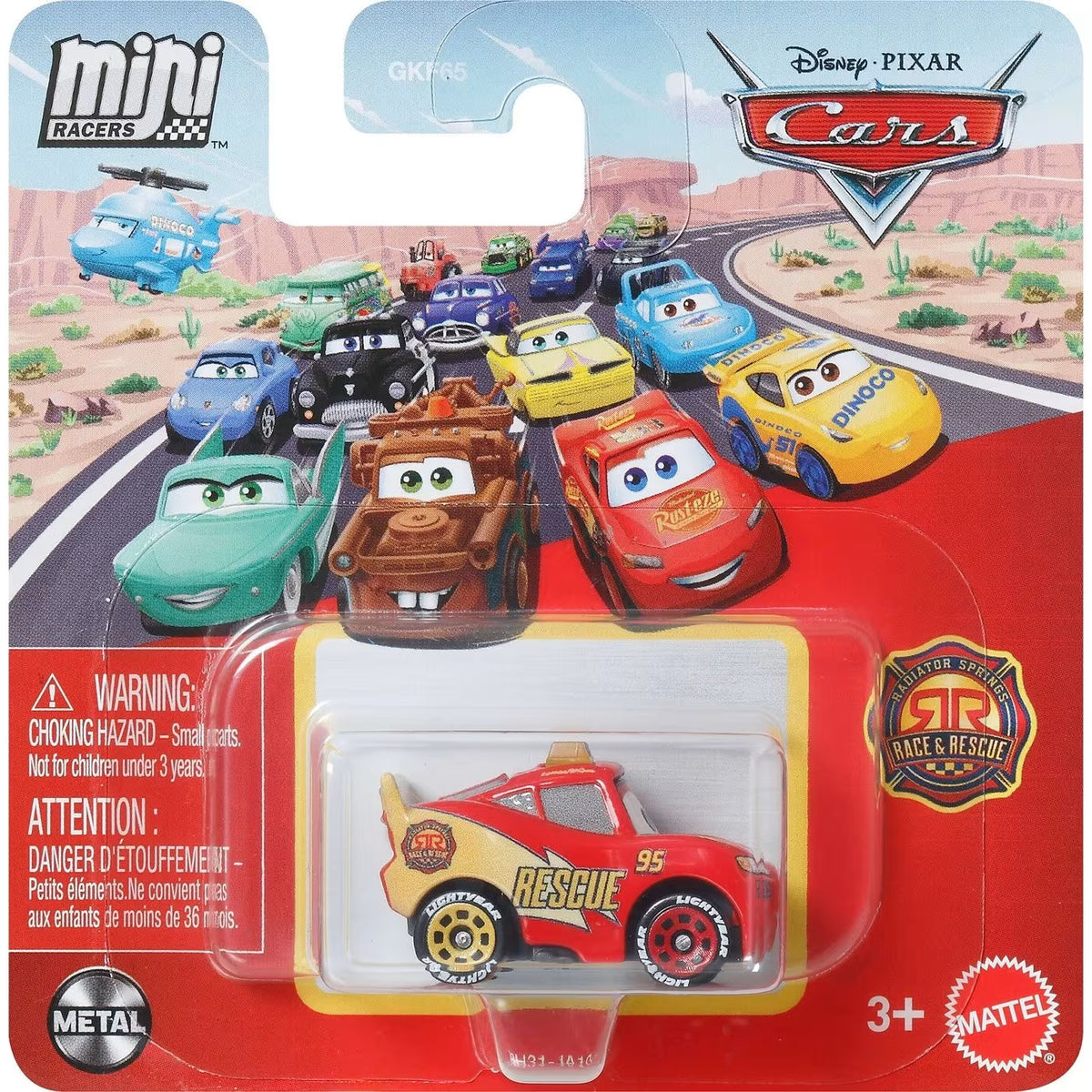 Cars MINI JBH31 McQueen R&R