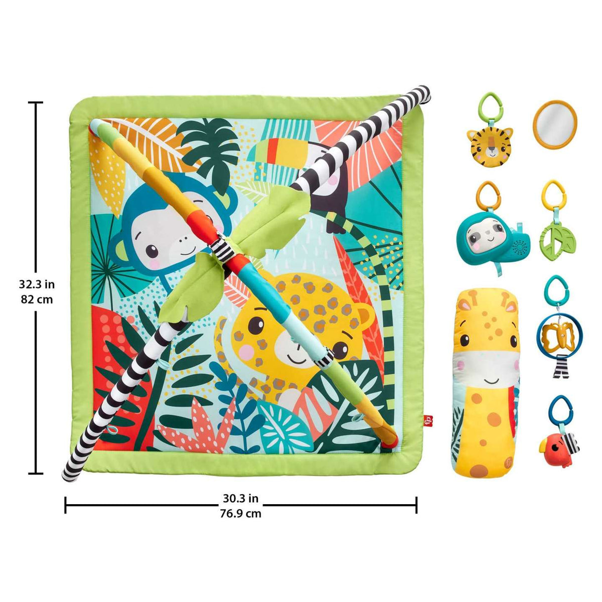 3-in-1 Rainforest Playmat HJW08