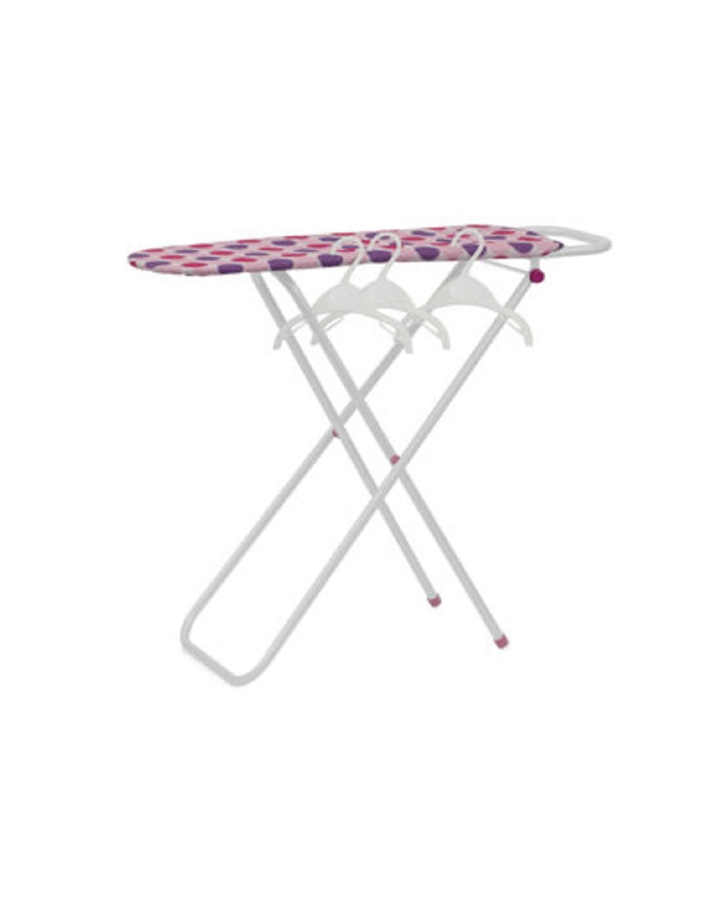 Ironing board and hangers