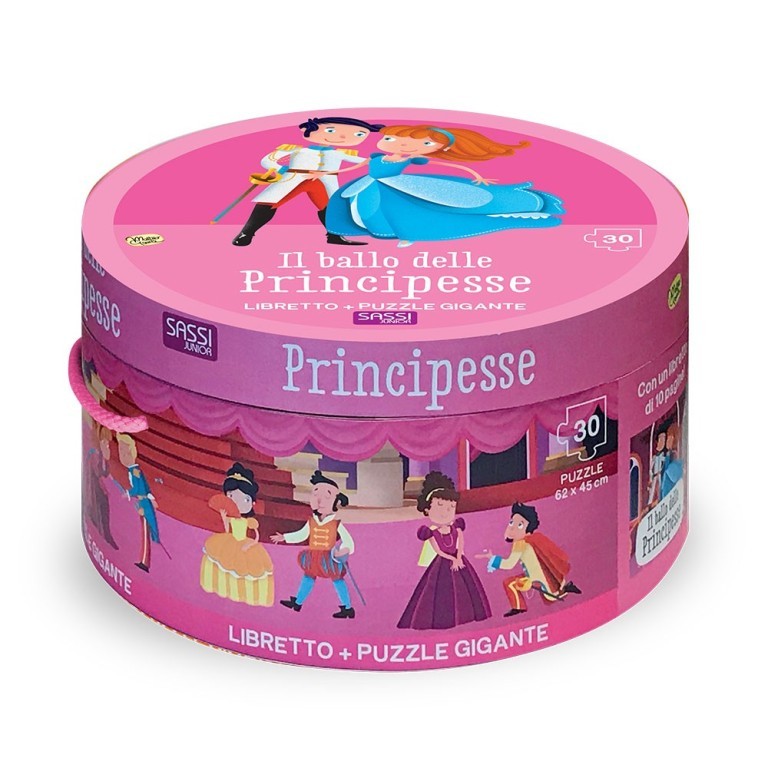 Il Ballo delle Principesse (Puzzle Scatola Tonda e Libro)