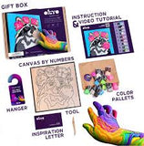RACCOON Coloring with clay set