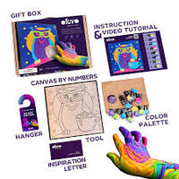 OWL Coloring with clay set
