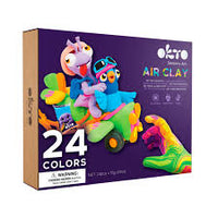 24 colors Set with air clay