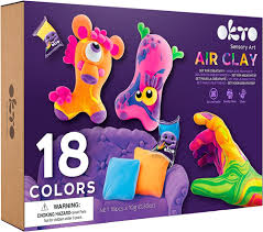 18 colors Set with air clay
