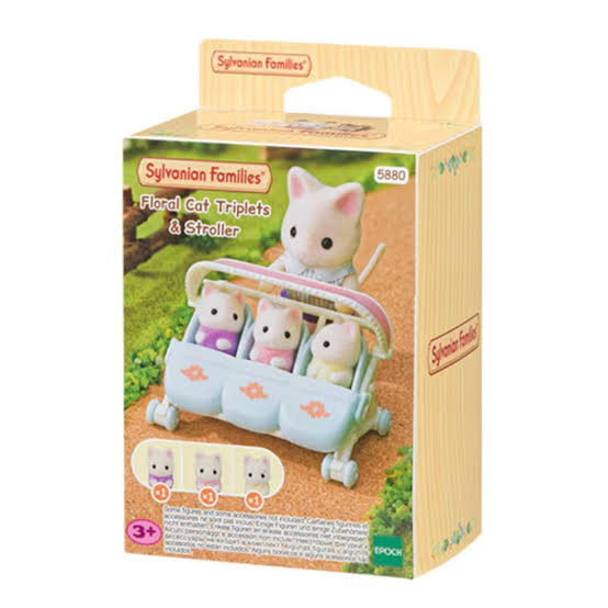 Sylvanian Families - Set Passegino Trigemini Gatto