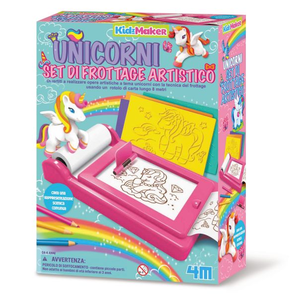 Set di frottage artistico - Unicorni