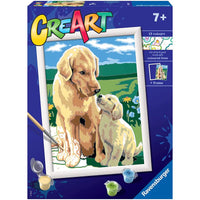 CreArt - Retriever on the Meadow