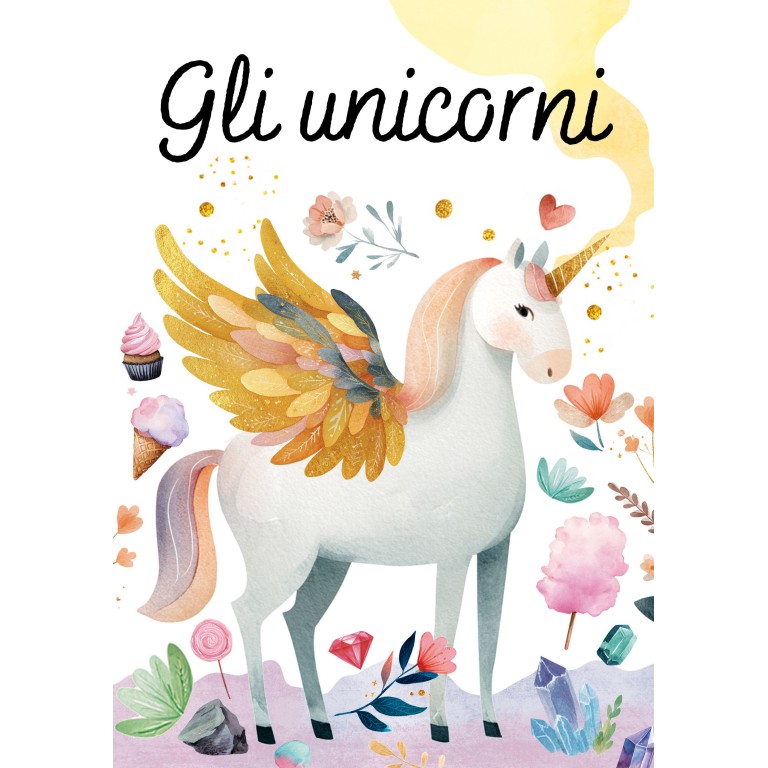 Magico puzzle ad acqua - GLI UNICORNI
