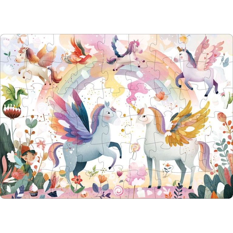 Magico puzzle ad acqua - GLI UNICORNI