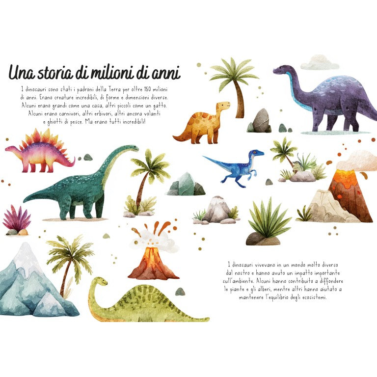 Magico puzzle ad acqua - I DINOSAURI