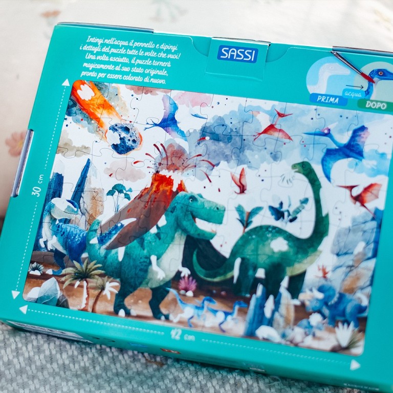 Magico puzzle ad acqua - I DINOSAURI
