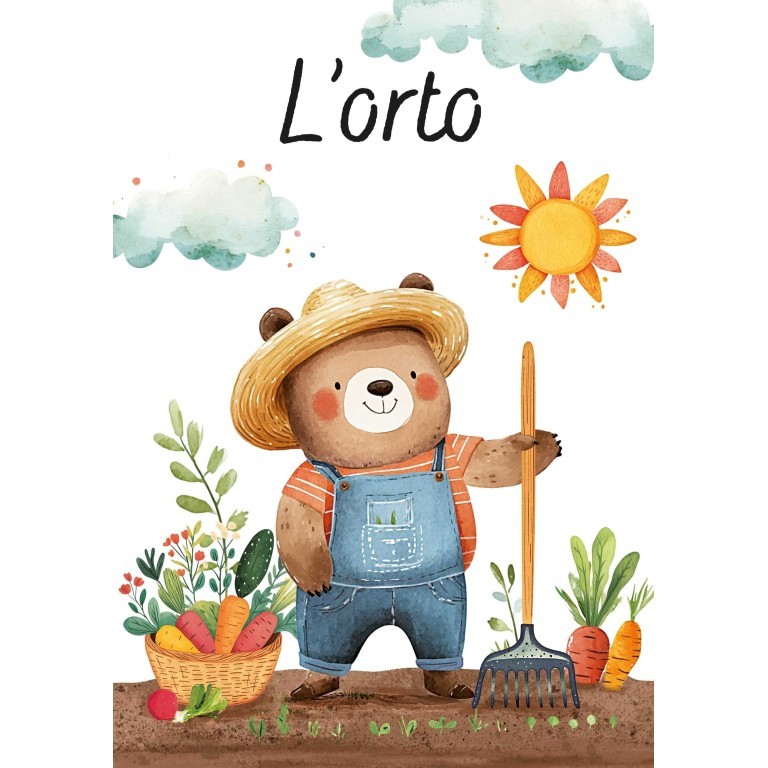 Magico puzzle ad acqua - L'ORTO